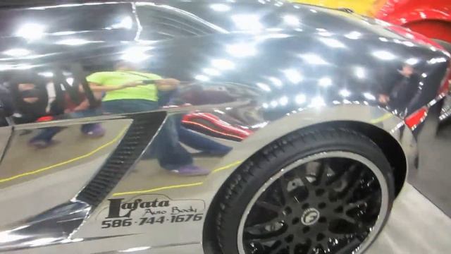 2007 Lamborghini Gallardo Chrome Custom At 2014 Detroit Autorama смотреть онлайн