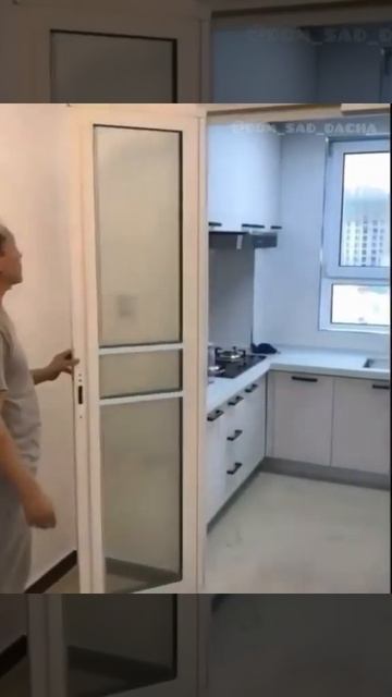 foldable kitchen door
