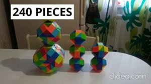 Снеговики из змеек 240, 72 и 48 элементов