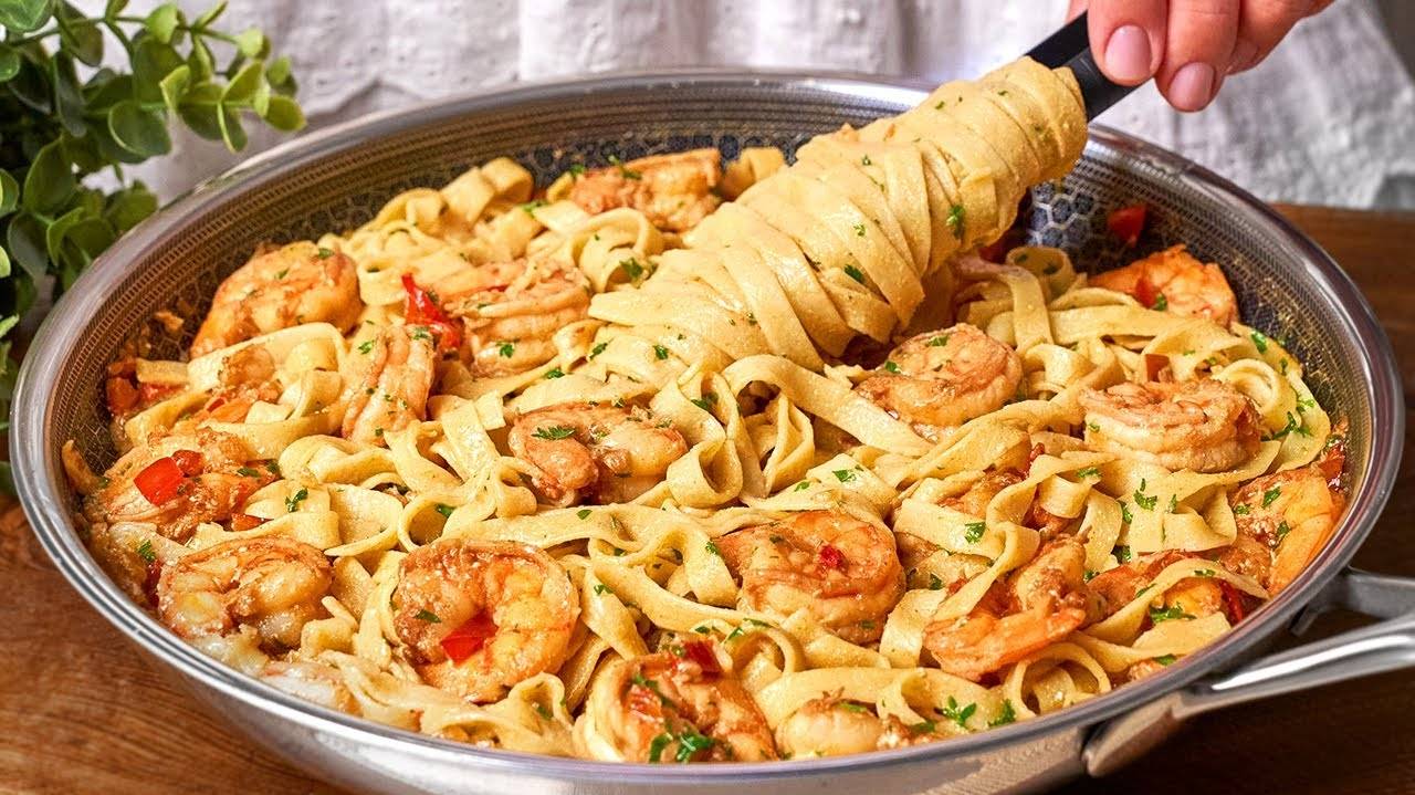 Потрясающее Блюдо на Одной Сковороде. Рецепт макарон. Вкусный Ужин за полчаса на всю семью