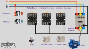 Схема Подключения таймера задержки - Задержка включения выключения