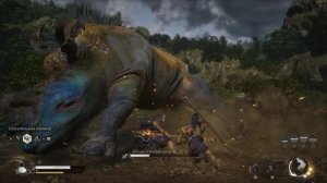 Black Myth:Wukong. Носорог в золотых доспехах.