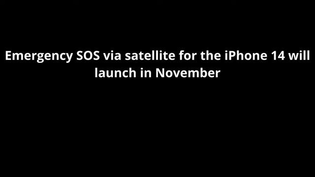 Emergency SOS via Satellite📡 🛰️, Apple Talk (News)