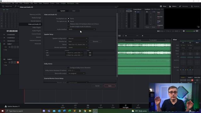 Headtracking Workaround for DaVinci Resolve Fairlight
