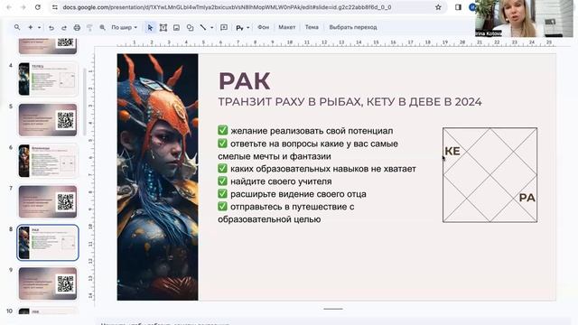 АСТРОЛОГИЧЕСКИЙ ПРОГНОЗ ДЛЯ РАКА НА 2024 ГОД | Транзиты планет | Ведическая астрология