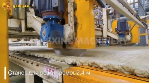 Полностью автоматическая линия по производству минеральной ваты с электрической печью длиной 2,4 м.