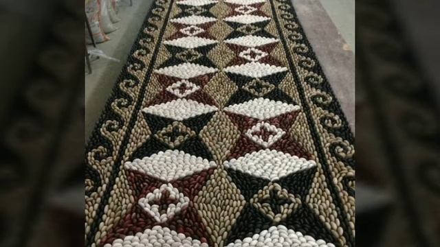 pebble rock walking floor designs artistic stone art смотреть онлайн