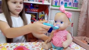 Интерактивная кукла Лувабелла Мия, играем с невероятно реалистичной куклой-пупсом
