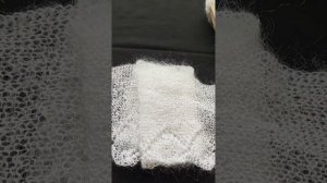 Вяжем зубчики, для шали...