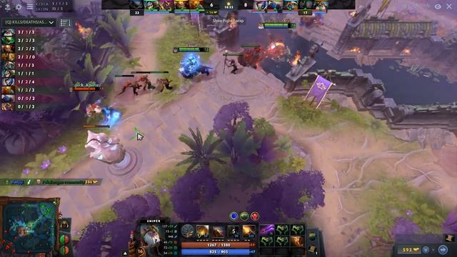 [Sniper] Carry | Dota 2 Legend 1 Players Gameplay (FullGame 7.26C)