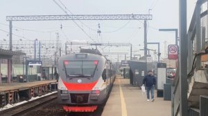 ЭП2Д-0150 ЦППК Перекраска Наше Подмосковье На станции Перерва