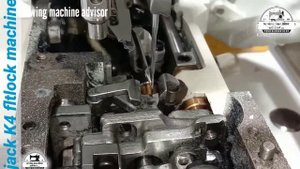 #Jack#K4 flat lock machine #21 timing setup part 02,