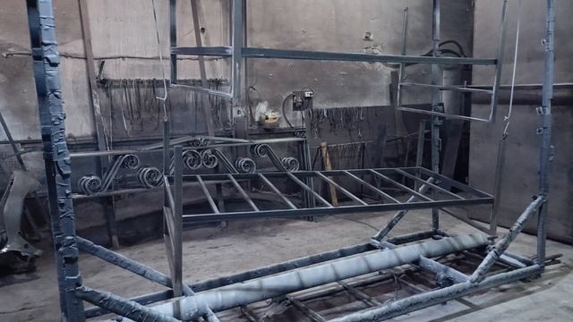 Каркас под кровать полимерно порошковое покрытие. смотреть онлайн