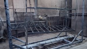 Каркас под кровать полимерно порошковое покрытие.