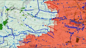 Карта боевых действий. Изменение линии фронта за март 2025 года