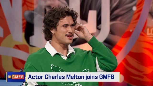 Charles Melton Talks Potential 'Tush Push' Ban and His Eagles Fandom