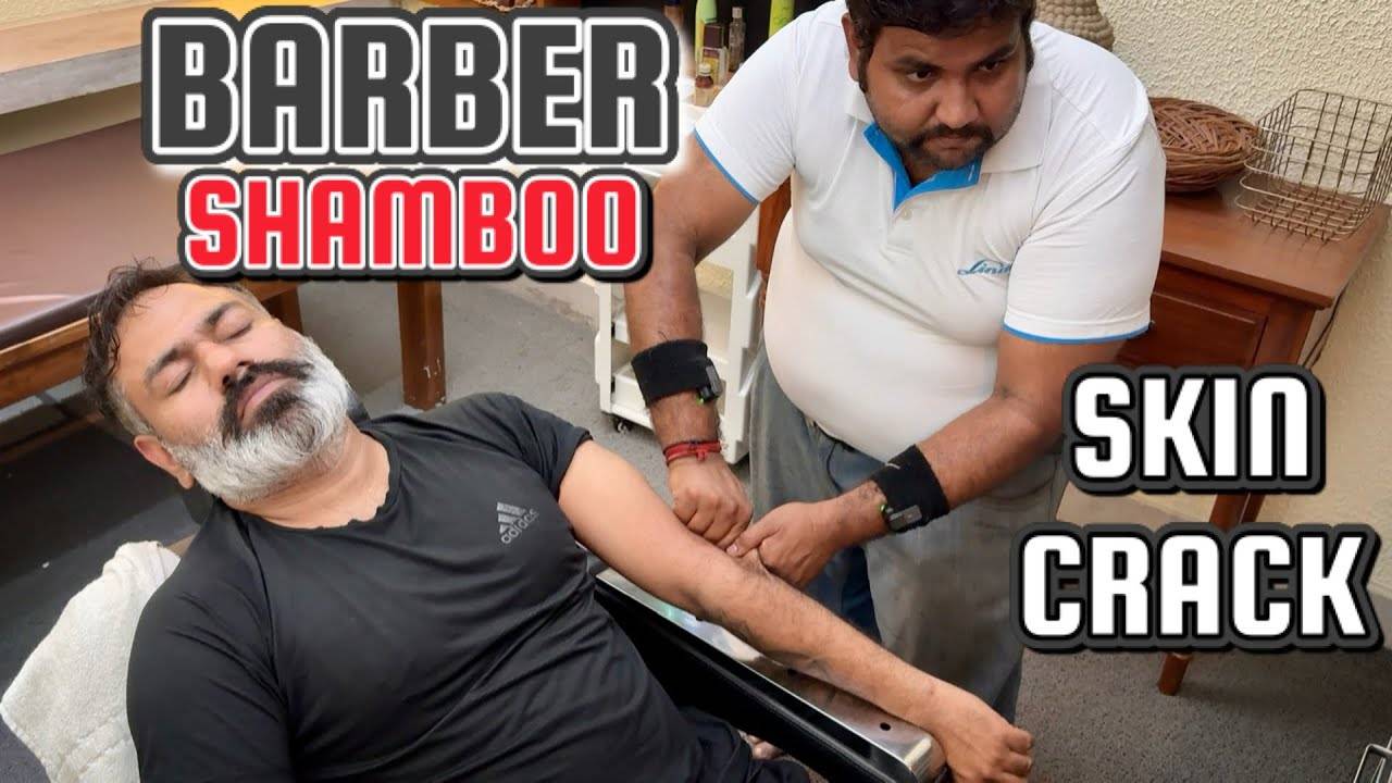 Legend Sambhoo Barber ｜ ASMR Shoulder Massage with unique massage techniques