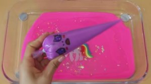 Делаем слайм с помощью слизи и игрушек! Самое приятное видео со слаймом ★ASMR★ #ASMR