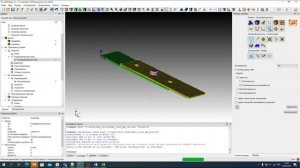 CAE Fidesys  Контакт 2х пластин внахлест с заклепкой