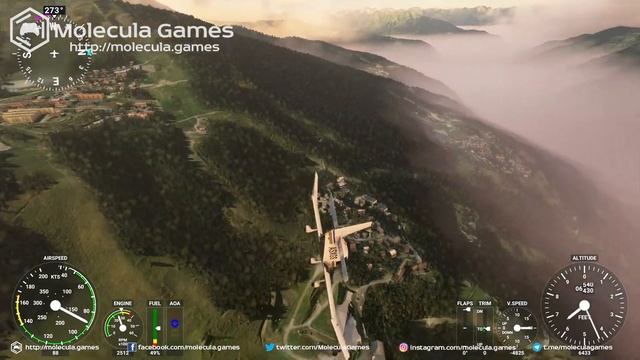 Microsoft Flight Simulator - First Test | moleculagames gameplay roleplay gamepad let's play pc смотреть онлайн