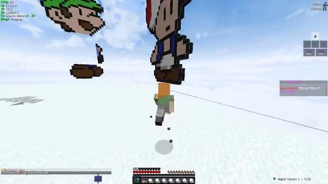 VeltPvP Noob Fly Hacker in Spleef смотреть онлайн