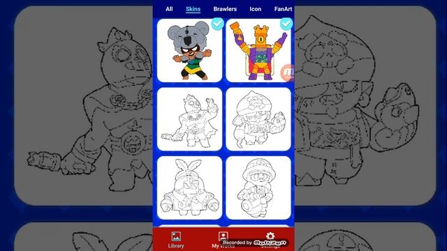 Pintando brawlers do brawl stars смотреть онлайн