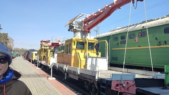 Дрезина Креста из игры Metro Exodus Новосибирский музей железнодорожной техники им. Н. А. Акулинина