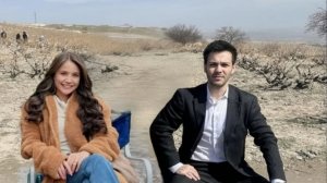 Ягмур Юксель и Таха Баран Озбек в Каппадокии на съёмках нового сериала "Злые Земли"