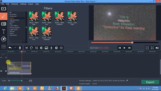 how to add and remove Video filters in movavi video editor Tutorial смотреть онлайн