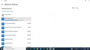 How to install Media Feature Pack on Windows 10.