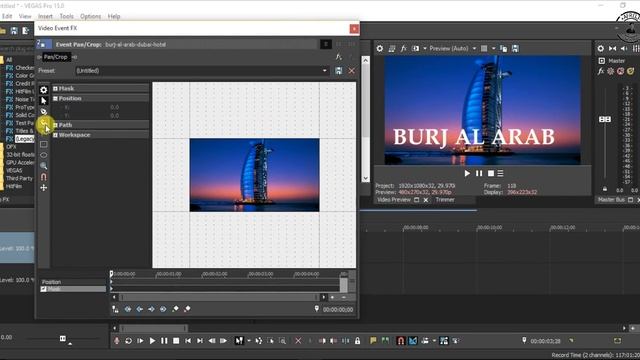 how to place text behind an object ! vegas pro 15 смотреть онлайн