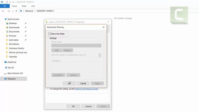 How to remove Users Folder from Network in Windows 10