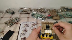 Сборка лего STAR WARS (Йода) часть 1