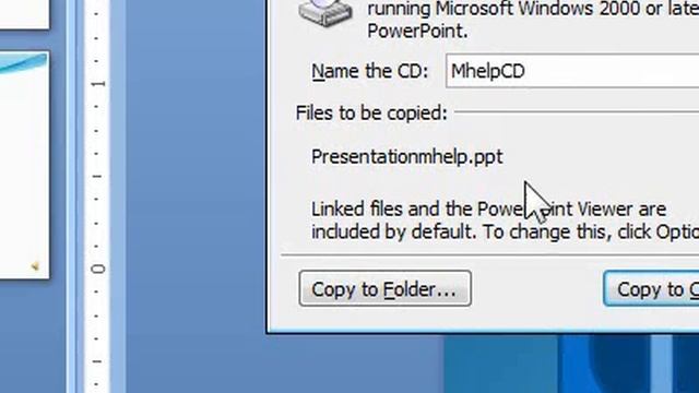How to package a presentation for CD in PowerPoint