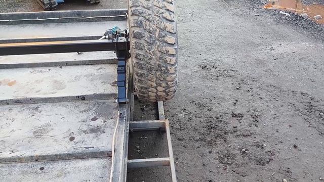 Усиливаю прицеп для перевозки мини экскаватора