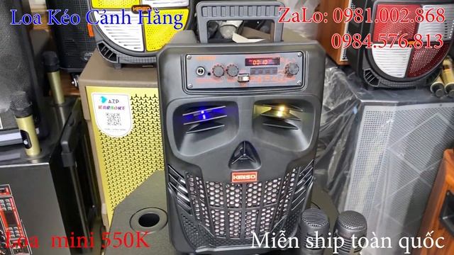 Chỉ 550k🛑Miễn ship✅Loa bluetooth mini Tặng 2 micro hát  song  ca | 0  cọc - LH 0981.002.868