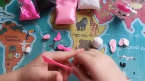 Лепим зайчика из воздушного пластилина