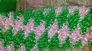 МК по вязанию мочалки РОМБИКИ 🧶 2-ая часть