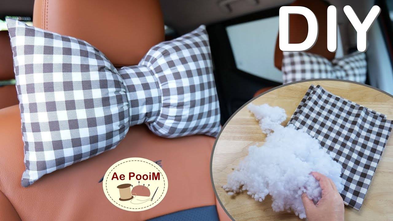 Не обязательно покупать, вы можете сделать это самостоятельно. Подушка для шеи в машину. смотреть онлайн