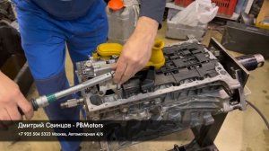 Установка поддона - №3 инструкция по сборке дизельного мотора Вольво.