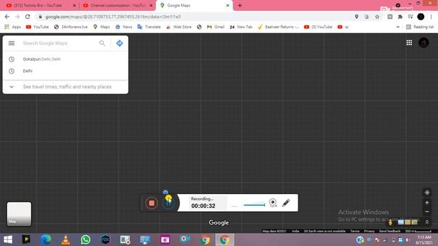 How to see your home in google maps in Laptop Windows 8.1 смотреть онлайн