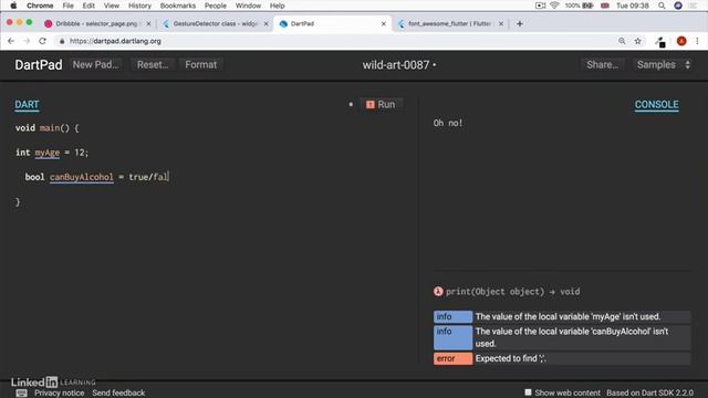 Flutter Full Tutorial For Beginner | How to Write Dart Ternary Operator in Flutter | Lecture 7.8