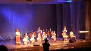 Дебют ансамбля"Ложкари" на большой сцене.