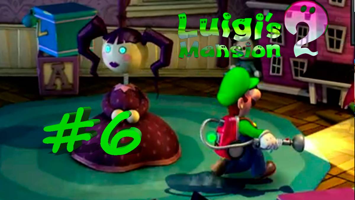 Luigi's mansion 2 #6 - Кукла,ключ и пёс!