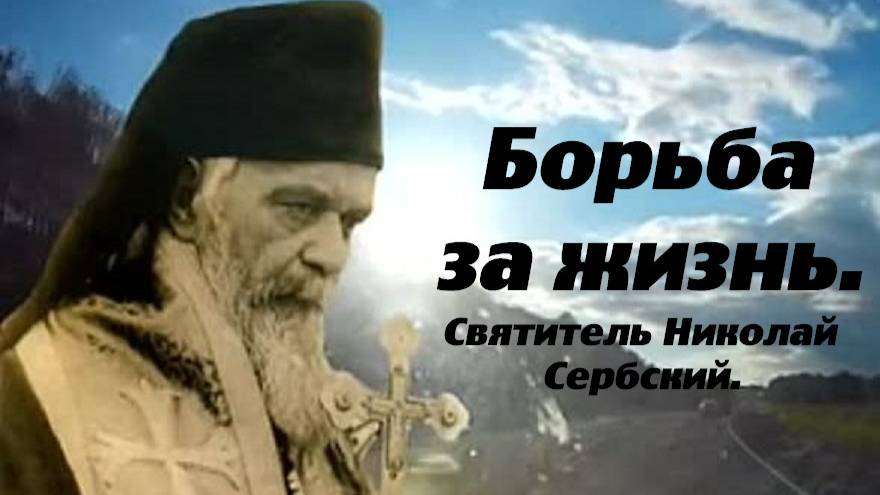 Борьба за жизнь. Святитель Николай Сербский.