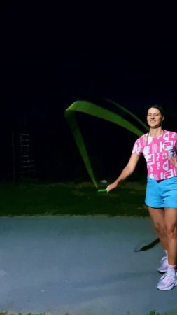 Ночной Скиппинг. #скакалка #jumprope #лето #skipping #скиппинг #ночь #трюкисоскакалкой #трюки