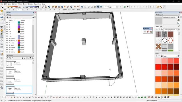 Sketchup Layout 23 - Architectural Template for Quick Modelling