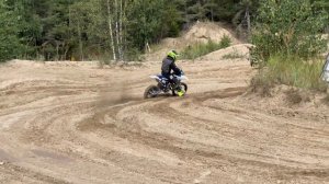 Motocross racing TC 65 heavy sand track! Husqvarna Motorcycles Scandinavia TC65