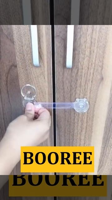 Детский замок блокиратор для дверей и ящиков прозрачный BOOREE смотреть онлайн