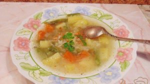 Овощной суп с тыквой